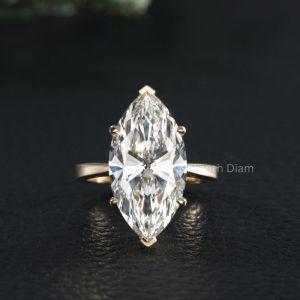 Marquise Diamond Solitaire Ring