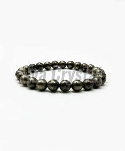 8mm Natural Pyrite Stone Bracelet