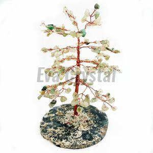 Green Aventurine Copper Gemstone Tree