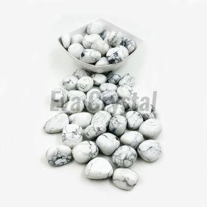 Howlite Pebbles Tumble Stone