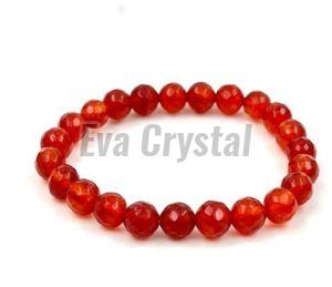 Ruby Round Bead Bracelet