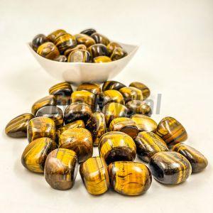 Tiger Eye Tumble Stone