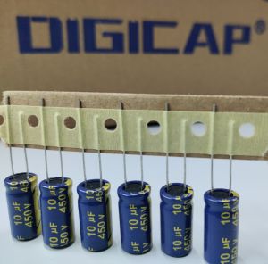 10 MFD - 450 VDC Electrolytic Capacitors