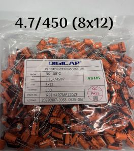 4.7 MFD - 450 VDC Orange Capacitor