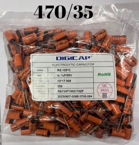 470 MFD - 35 VDC Orange Capacitor