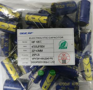 4700 MFD 50 VDC Capacitors