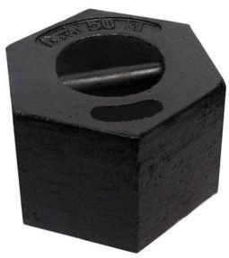 Hexagonal Black Cast Iron Weights