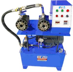 Double Head Plumbing Hose Crimping Machine