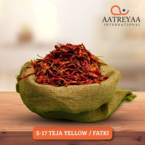 S-17 Teja Yellow Fatki Dry Red Chilli