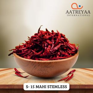 S15 Mahi Stemless Dry Red Chilli