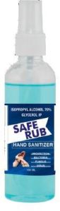 100ml Safe Rub Hand Liquid Sanitizer