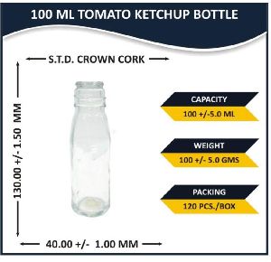 Glass Ketchup Bottles