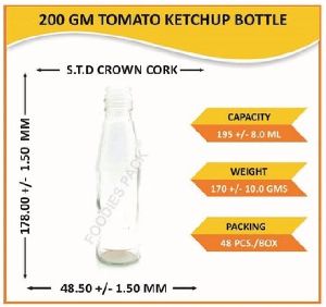 Glass Ketchup Bottles