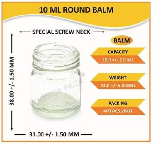 Glass Balm Bottles
