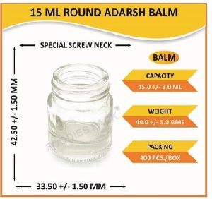 Glass Balm Bottles
