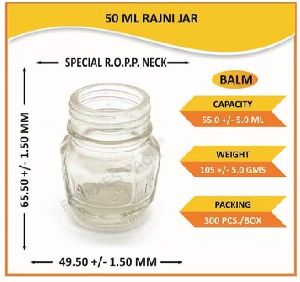 Glass Balm Bottles