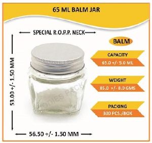 Glass Balm Bottles