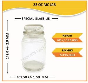 Glass Wax Jars