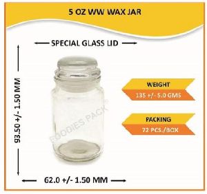Glass Wax Jars