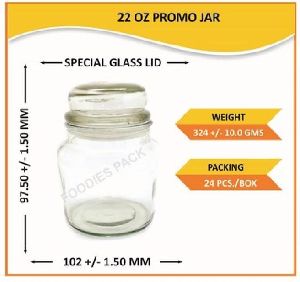 Glass Wax Jars