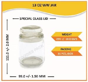 Glass Wax Jars