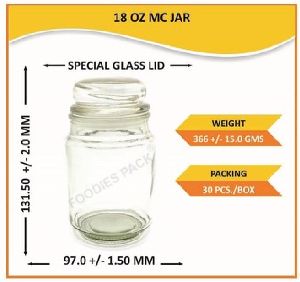 Glass Wax Jars