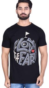 Mens Graphic Printed Round Neck T-Shirts