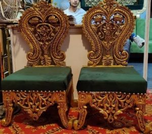 Wedding Throne Wooden Chairs