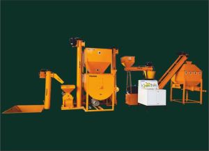 100-225 Kg/hr Automatic Floating Fish Feed Making Plant