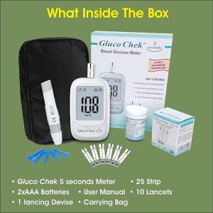 Control D Glucometer With 25 Strips