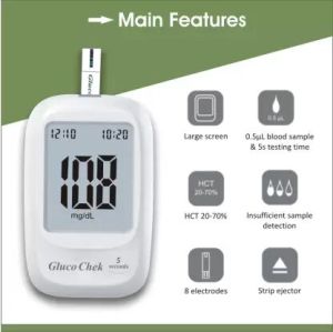 Control D Glucometer With 25 Strips