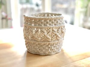 Macrame Basket For Storage