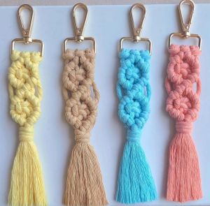 Handmade Eco Friendly Macrame Keychain