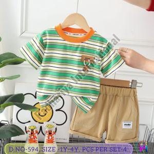 594 Boys T Shirt & Shorts Set