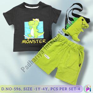 596 Boys T Shirt & Shorts Set