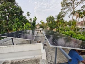 solar system installation