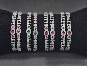 925 Sterling Silver Radiant Elegance bangles