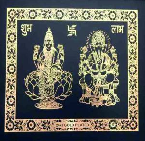 laxmi ganesh sticker