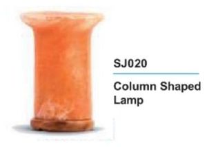Column Shaped Rock Salt Lamp