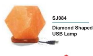 Diamond Shaped Mini USB Salt Lamps
