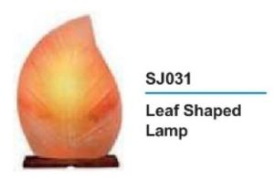 Leaf Shaped Rock Salt Lamp