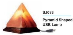Pyramid Shaped Mini USB Salt Lamps