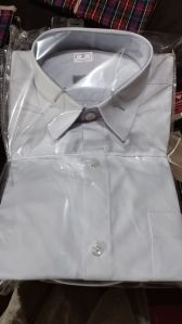 White Cotton School Shirt