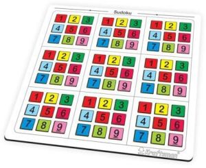 Kraftsman Wooden Sudoku Puzzle Board Game