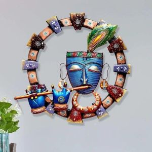 krishna wall decor metal