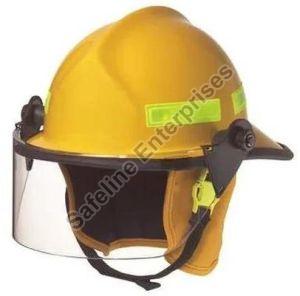 PVC Yellow International Fire Safety Halmet