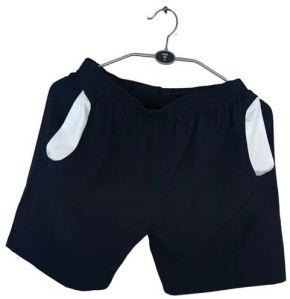 Mens Black Cotton Shorts