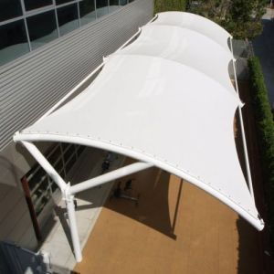 Walkway Covering Tensile Structure