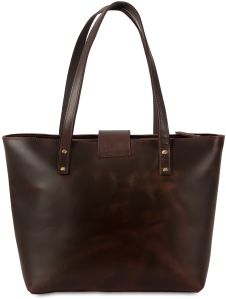Ladies Leather Shoulder Tote Bag