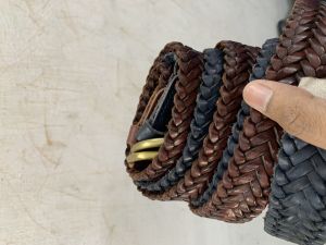 Woven Leather Belts